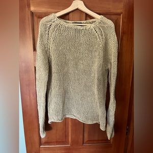 Ralph Lauren deconstructed pullover gold color